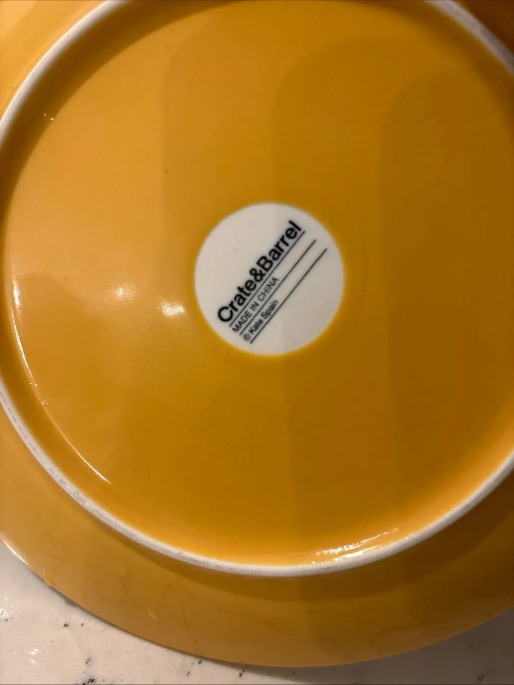 Crate & Barrel CHASE Kate Spain 8 1/2 SALAD PLATE Geometric Squares